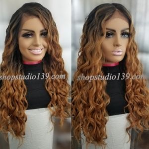 Sexy wavy lace front wig with shifting part
